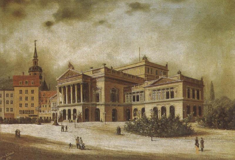 arthur o shaughnessy the leipzig opera house in the augstusplatz